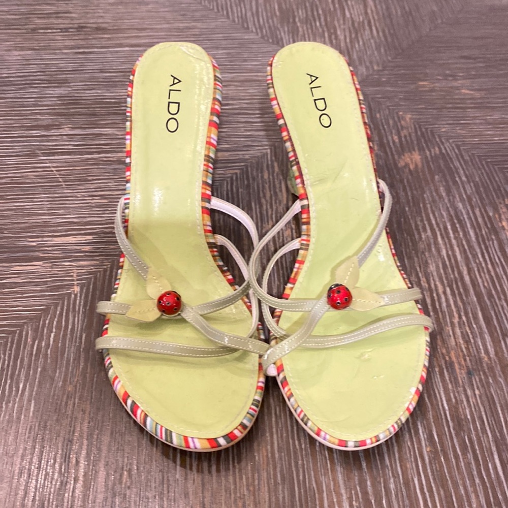 Aldo Ladybug Sandal Size 37